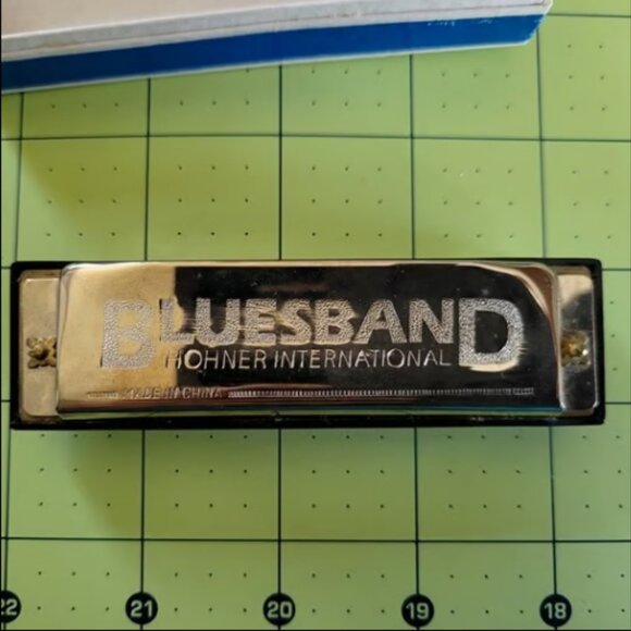 Vintage Bluesband Hohner International Harmonica 4" - Picture 3 of 5